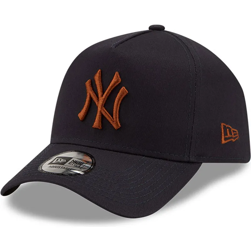 czapki-curva-granatowy-snapback-marron-9forty-e-frame-new-york-yankees-mlb-new-era