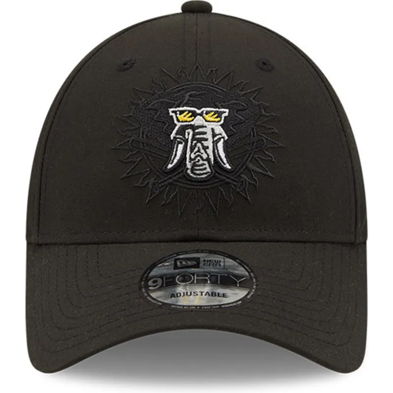 czapki-curva-czarny-snapback-9forty-elemental-oakland-athletics-mlb-new-era