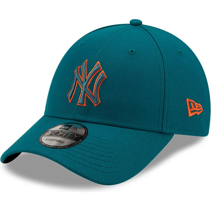 czapki-curva-niebieski-tasma-regulowana-9forty-pop-outline-new-york-yankees-mlb-new-era