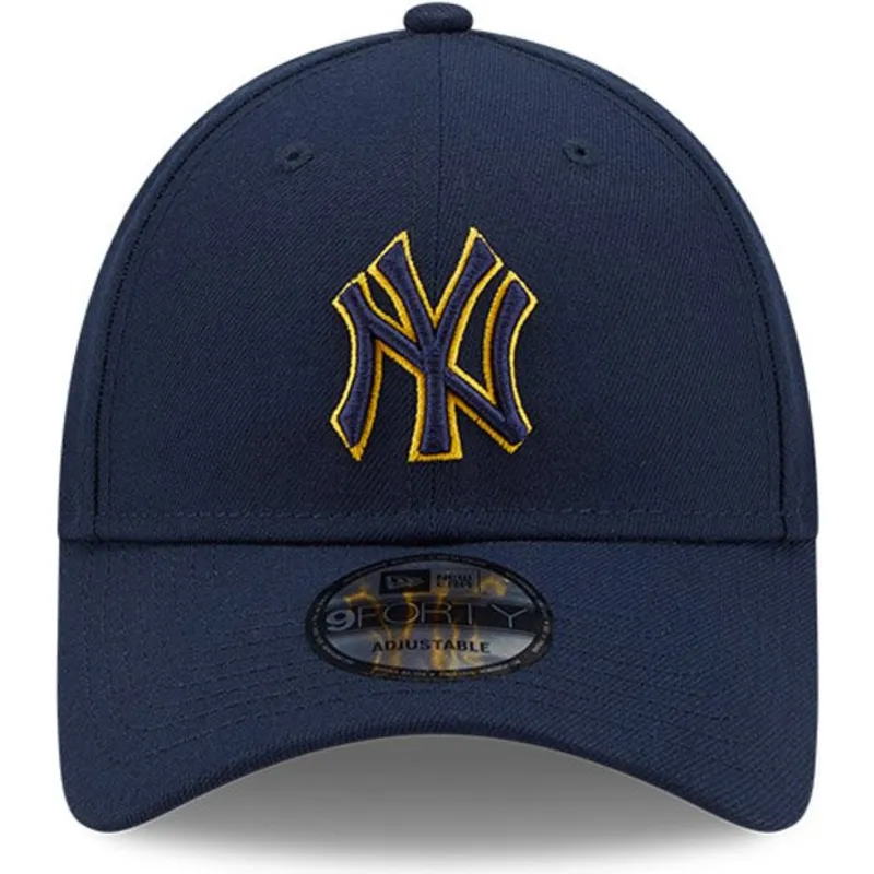 czapki-curva-granatowy-tasma-regulowana-9forty-pop-outline-new-york-yankees-mlb-new-era