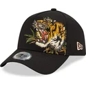 czarna-czapka-z-zakrzywionym-daszkiem-snapback-9forty-e-frame-tattoo-pack-z-tygrysem-od-new-era