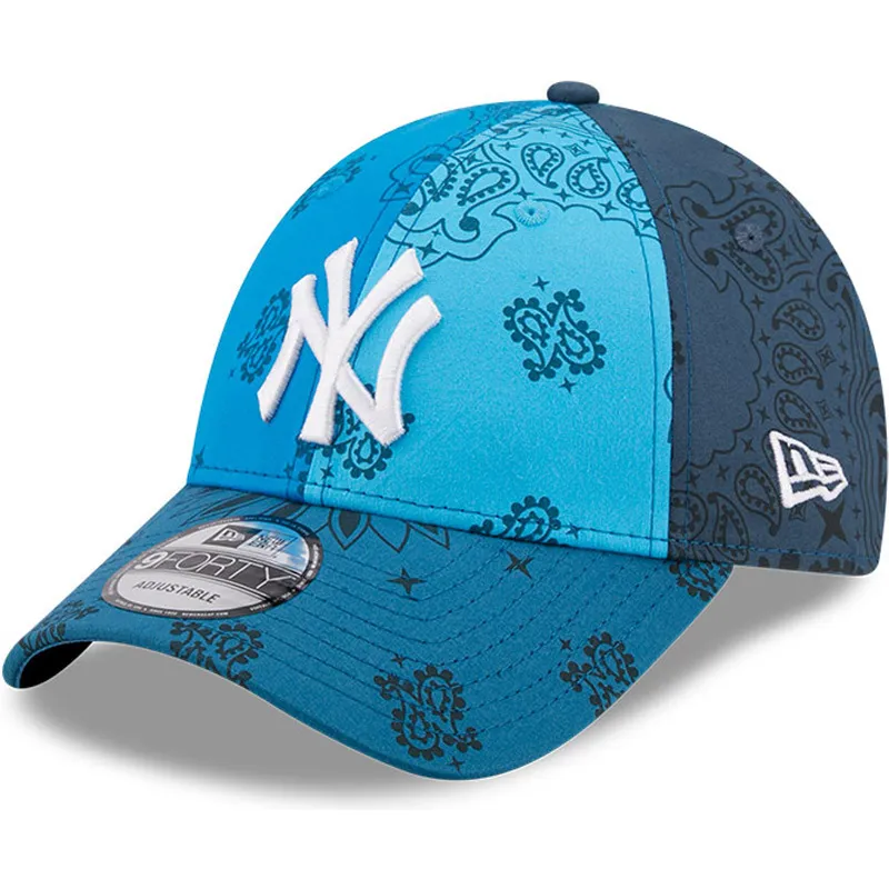 czapki-curva-niebieski-tasma-regulowana-9forty-paisley-print-new-york-yankees-mlb-new-era czapki-curva-niebieski-tasma-regulowana-9forty-paisley-print-new-york-yankees-mlb-new-era
