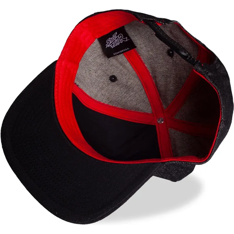 czarna-plaska-czapka-snapback-street-fighter-logo-od-difuzed
