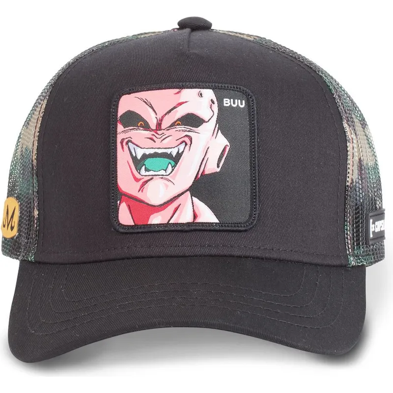 czapki-curva-czarny-snapback-kid-buu-dragon-ball-capslab