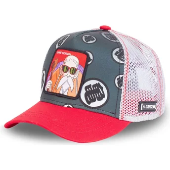 czapka-trucker-niebiesko-szaro-czerwona-master-roshi-db2-kam2-dragon-ball-od-capslab