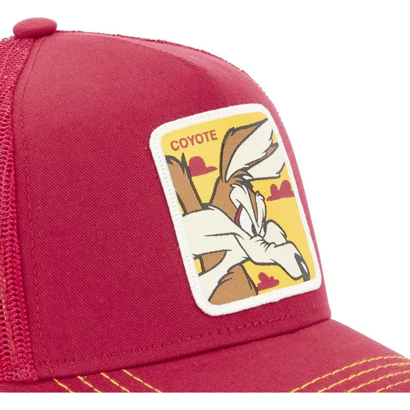 czapki-curva-czerwony-snapback-kojot-looney-tunes-capslab