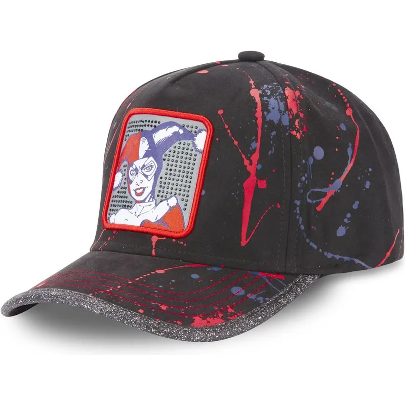 czapki-curva-czarny-tasma-regulowana-harley-quinn-dc-comics-capslab