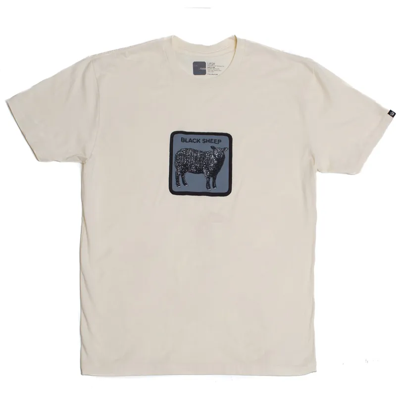 koszulki-krotki-rekaw-bezowy-manga-corta-beige-oveja-black-sheep-herd-me-the-farm-the-farm-de-goorin-bros