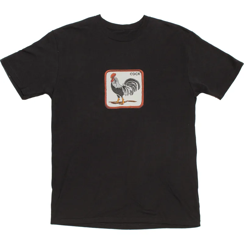 koszulki-krotki-rekaw-czarny-manga-corta-negra-gallo-cock-clucker-the-farm-the-farm-de-goorin-bros