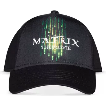 Czarna, zaokrąglona czapka snapback The Matrix 4 od Difuzed