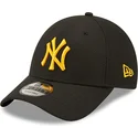 czarna-zakrzywiona-regulowana-czapka-z-pomaranczowym-logo-9forty-diamond-era-new-york-yankees-mlb-od-new-era