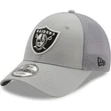 czapki-curva-szary-tasma-regulowana-9forty-team-arch-las-vegas-raiders-nfl-new-era