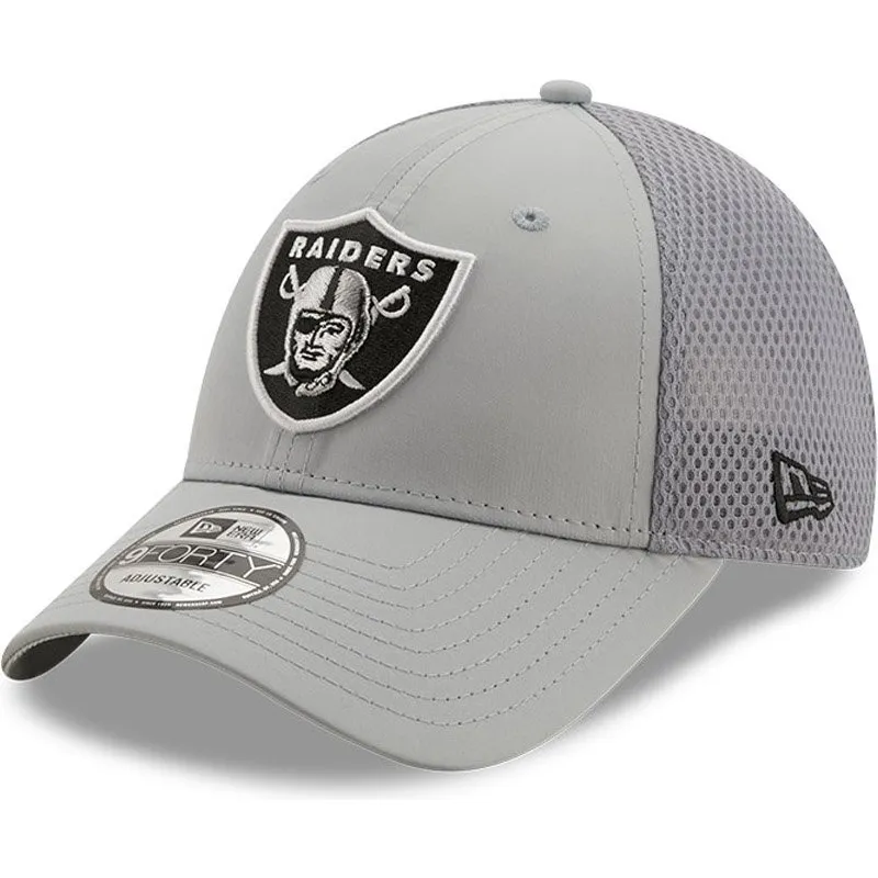czapki-curva-szary-tasma-regulowana-9forty-team-arch-las-vegas-raiders-nfl-new-era