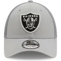 czapki-curva-szary-tasma-regulowana-9forty-team-arch-las-vegas-raiders-nfl-new-era