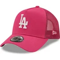 rozowa-czapka-truckerka-a-frame-tonal-mesh-los-angeles-dodgers-mlb-od-new-era