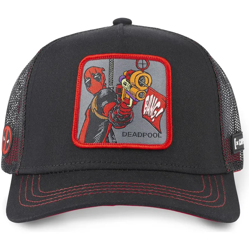 czapki-curva-czarny-snapback-deadpool-marvel-comics-capslab czapki-curva-czarny-snapback-deadpool-marvel-comics-capslab