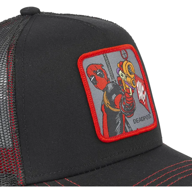 czapki-curva-czarny-snapback-deadpool-marvel-comics-capslab czapki-curva-czarny-snapback-deadpool-marvel-comics-capslab