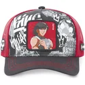 czapka-trucker-czarno-czerwona-mark-lenders-koj1-kapitan-tsubasa-oliver-i-benji-od-capslab