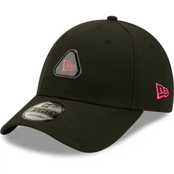 Czarna, regulowana czapka z zakrzywionym daszkiem 9FORTY Tri Patch od New Era