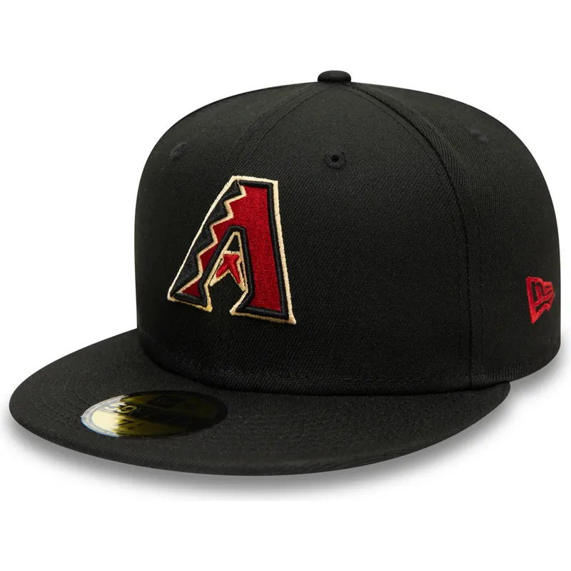 czarna-dopasowana-czapka-z-plaskim-daszkiem-59fifty-ac-perf-arizona-diamondbacks-mlb-new-era