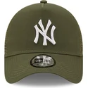 new-era-a-frame-tonal-mesh-new-york-yankees-mlb-green-trucker-hat