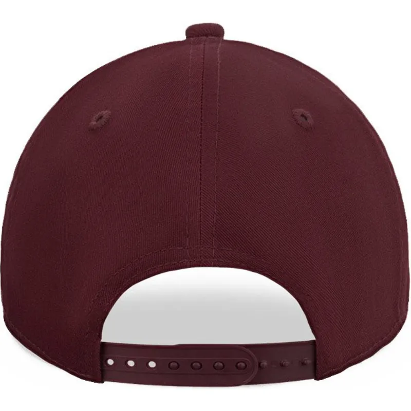 czapki-curva-czerwony-snapback-granate-granate-9forty-league-essential-new-york-yankees-mlb-new-era