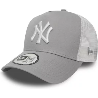 Szara czapka trucker dla chłopca A Frame Clean New York Yankees MLB od New Era