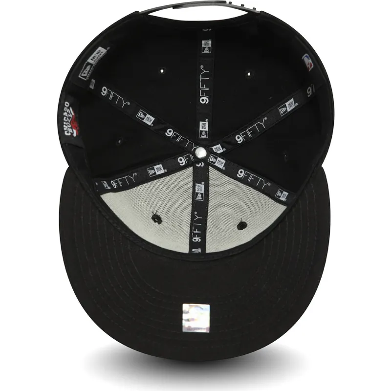 czarna-plaska-czapka-snapback-9fifty-chicago-bulls-nba-new-era