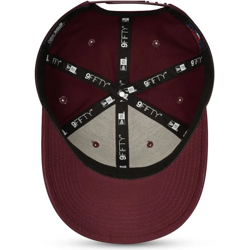 czapki-curva-czerwony-snapback-granate-granate-9fifty-stretch-snap-new-york-yankees-mlb-new-era