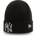 new-era-youth-knit-camo-infill-black-beanie