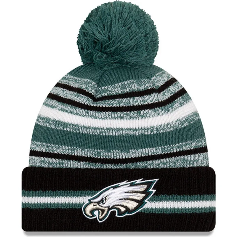 czapki-pompon-zielony-negro-sport-sideline-philadelphia-eagles-nfl-new-era