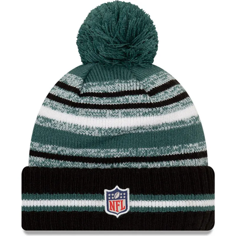czapki-pompon-zielony-negro-sport-sideline-philadelphia-eagles-nfl-new-era