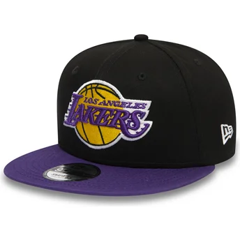Czarna i fioletowa czapka z daszkiem snapback 9FIFTY Los Angeles Lakers NBA New Era