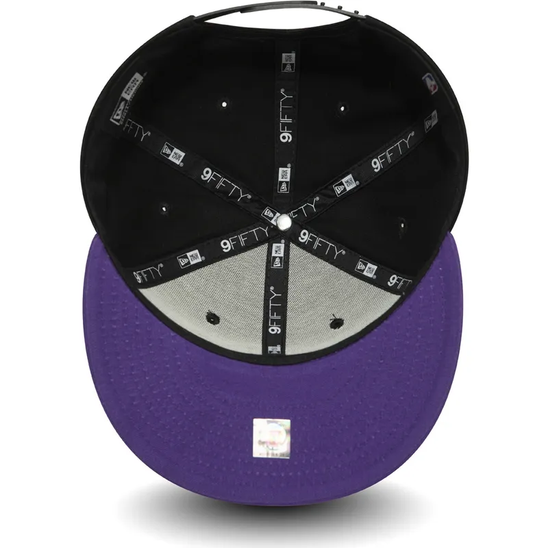 czarna-i-fioletowa-czapka-z-daszkiem-snapback-9fifty-los-angeles-lakers-nba-new-era
