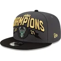 czapki-plana-szary-snapback-9fifty-champions-milwaukee-bucks-nba-new-era