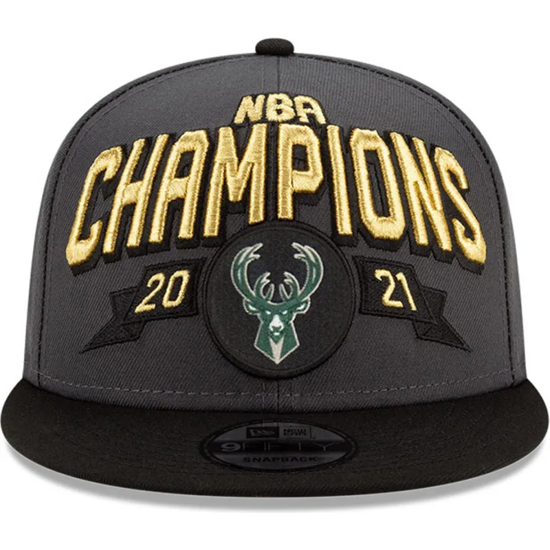 czapki-plana-szary-snapback-9fifty-champions-milwaukee-bucks-nba-new-era