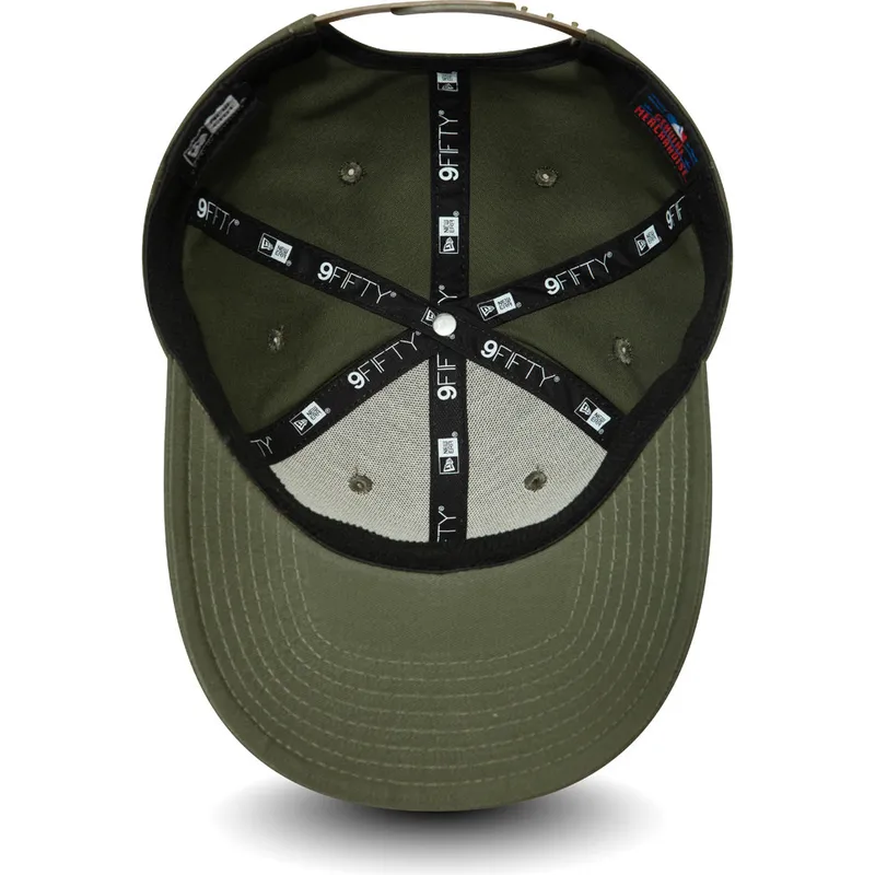 czapki-curva-zielony-snapback-9fifty-stretch-snap-league-essential-new-york-yankees-mlb-new-era
