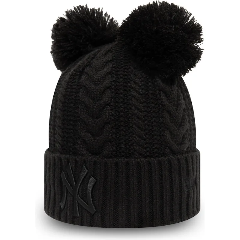czapki-pompon-czarny-doble-knit-cuff-new-york-yankees-mlb-new-era czapki-pompon-czarny-doble-knit-cuff-new-york-yankees-mlb-new-era