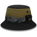 czarny-i-zielony-kapelusz-typu-bucket-panelled-adventure-marki-new-era