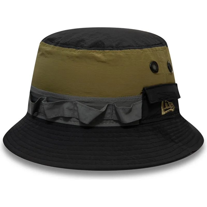 wiadra-czarny-bucket-negro-y-verde-panelled-adventure-new-era