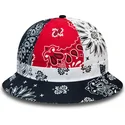 wiadra-granatowy-bucket-azul-marino-rojo-y-blanco-paisley-explorer-new-era