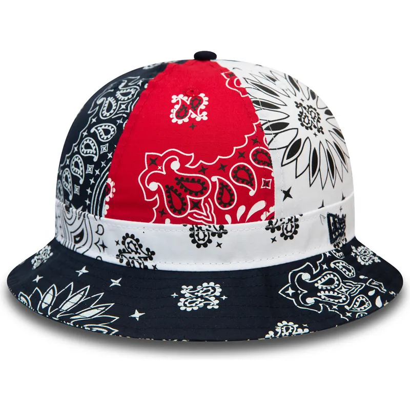 wiadra-granatowy-bucket-azul-marino-rojo-y-blanco-paisley-explorer-new-era