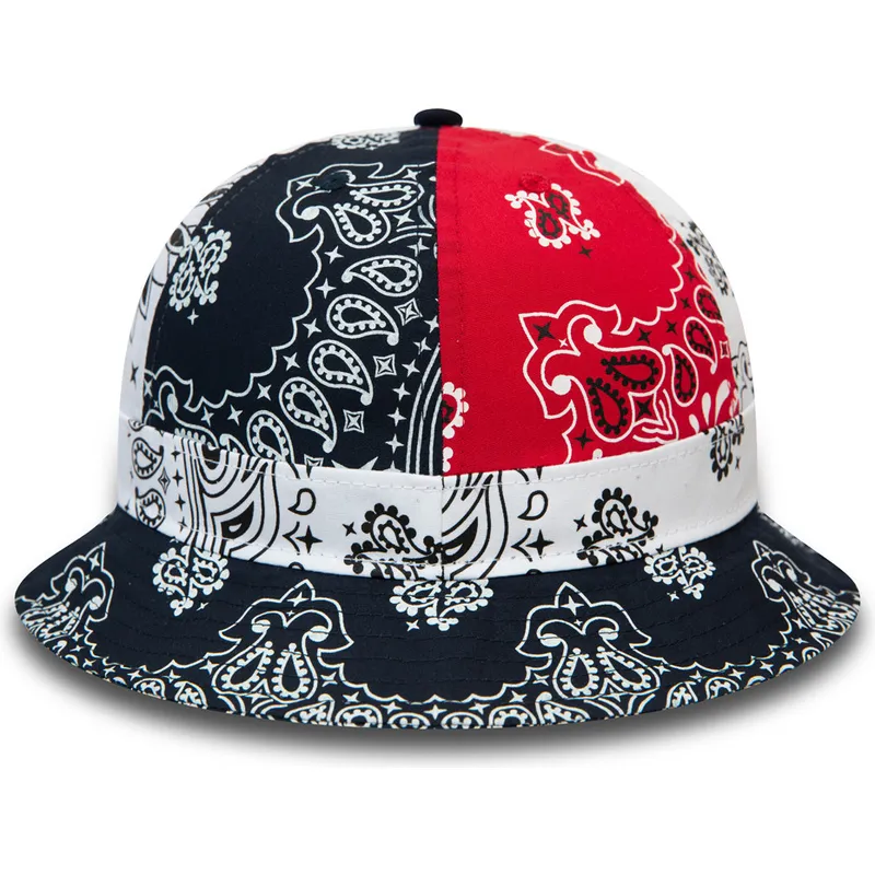 wiadra-granatowy-bucket-azul-marino-rojo-y-blanco-paisley-explorer-new-era