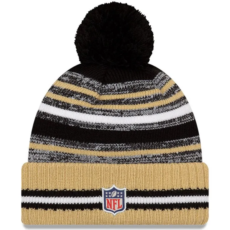 czapki-brazowy-negro-sport-sideline-new-orleans-saints-nfl-new-era