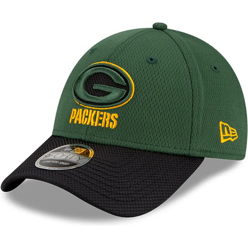 Green Bay Packers NFL 2023 Sideline New Era 9Fifty Grey Snapback Team Cap