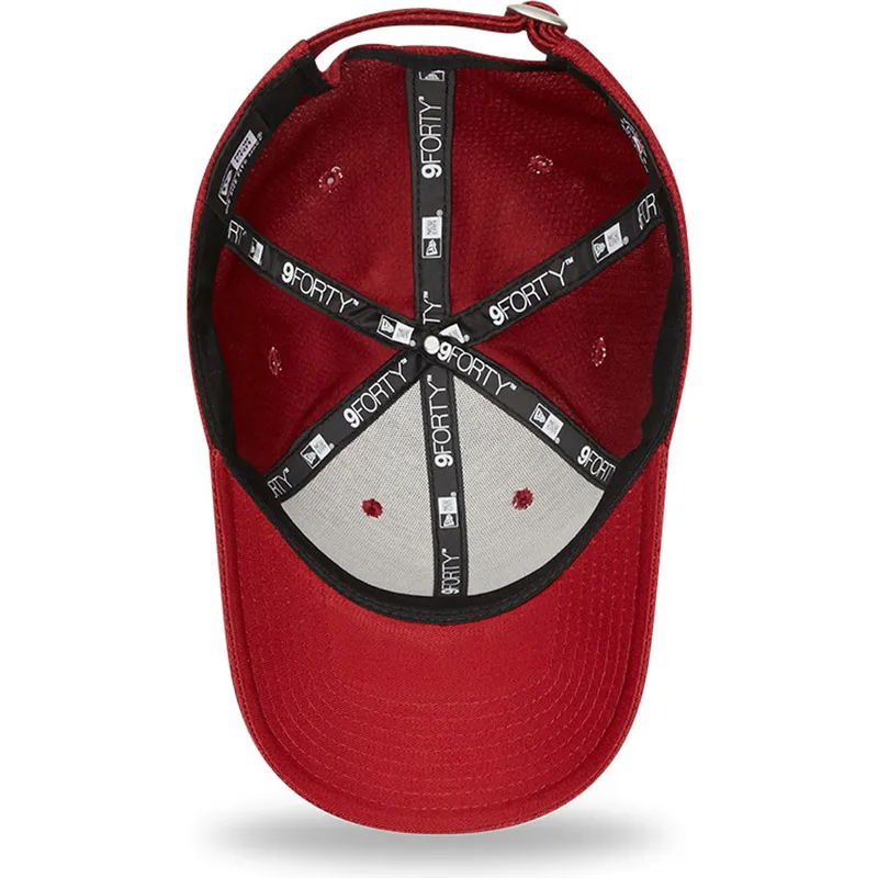 czapki-curva-czerwony-tasma-regulowana-9forty-diamond-era-los-angeles-dodgers-mlb-new-era