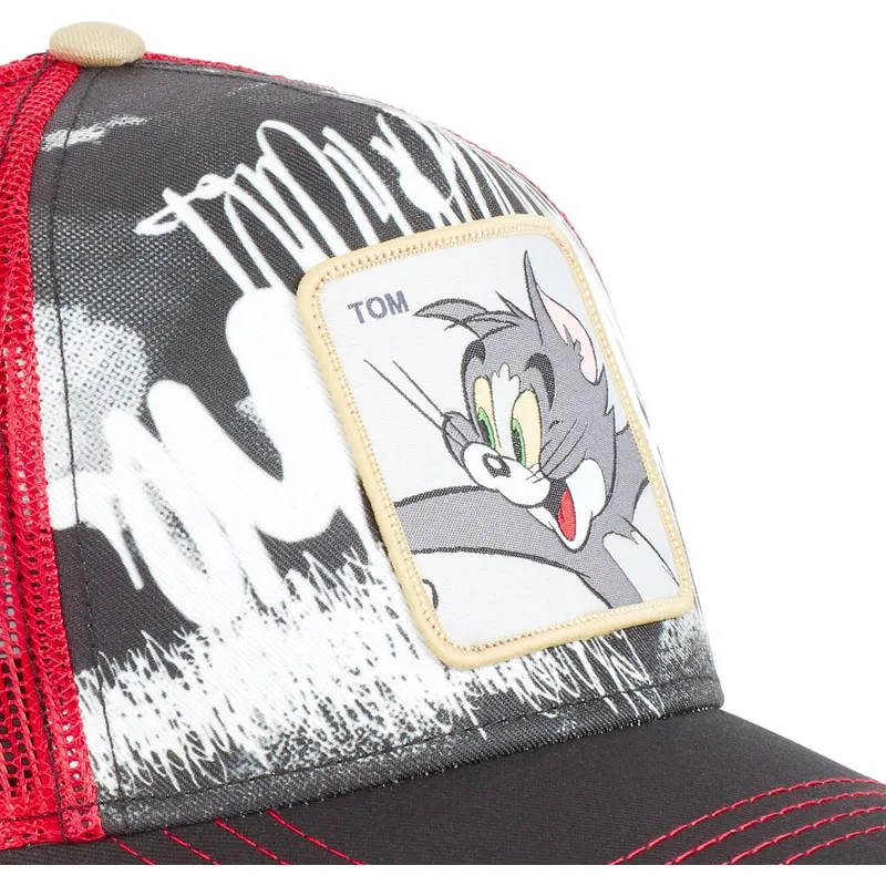 czapka-trucker-czarna-i-czerwona-tom-tom2-looney-tunes-od-capslab