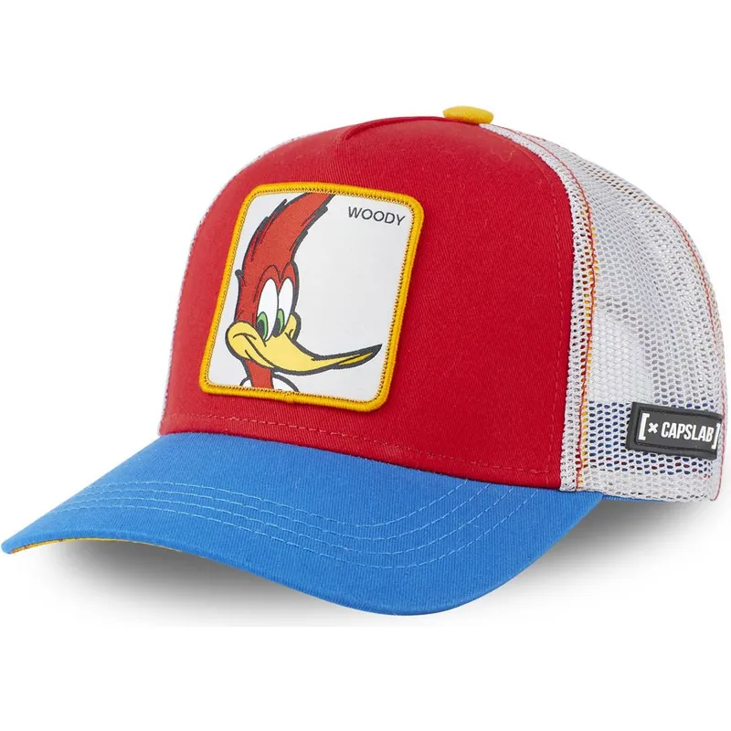 czapki-curva-czerwony-snapback-dzieciol-woody-capslab