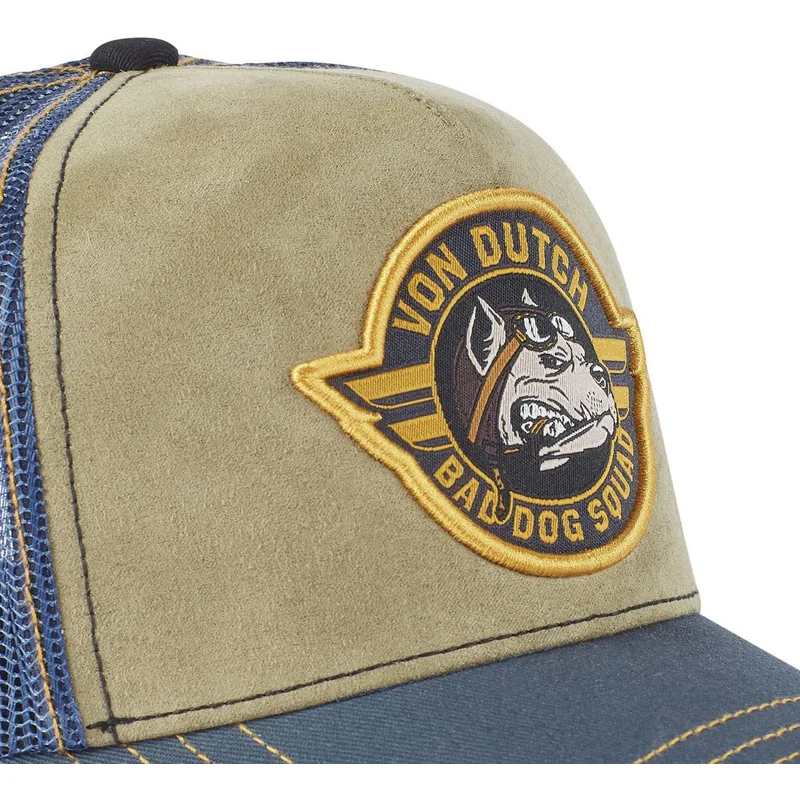 czapki-curva-brazowy-snapback-von-dutch