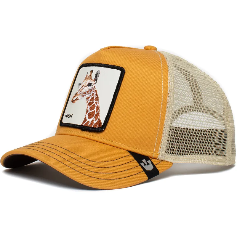 czapki-curva-zolty-snapback-the-farm-de-goorin-bros